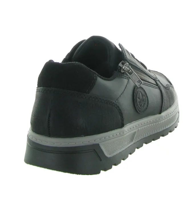 baskets et sneakers - Confort - homme - Synthétique - Noir - Rieker