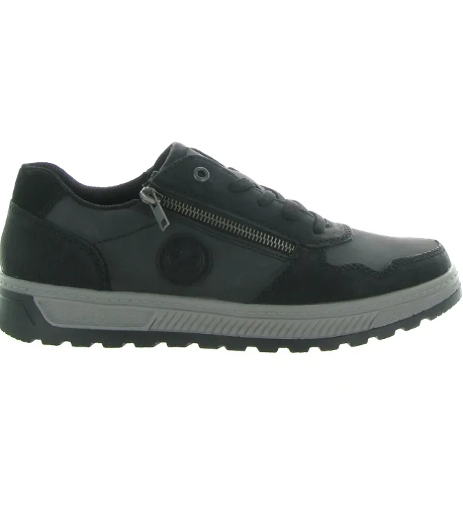 baskets et sneakers - Confort - homme - Synthétique - Noir - Rieker