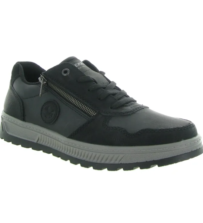 baskets et sneakers - Confort - homme - Synthétique - Noir - Rieker