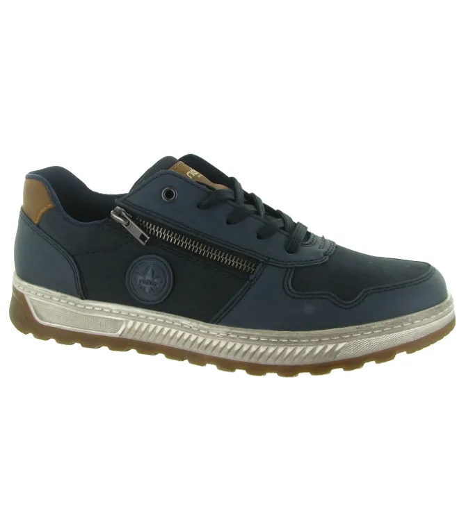 baskets et sneakers - Confort - homme - Synthétique - Bleu Marine - Rieker