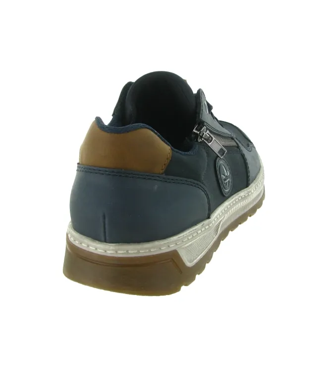 baskets et sneakers - Confort - homme - Synthétique - Bleu Marine - Rieker