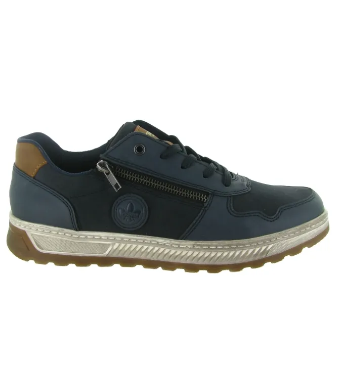 baskets et sneakers - Confort - homme - Synthétique - Bleu Marine - Rieker