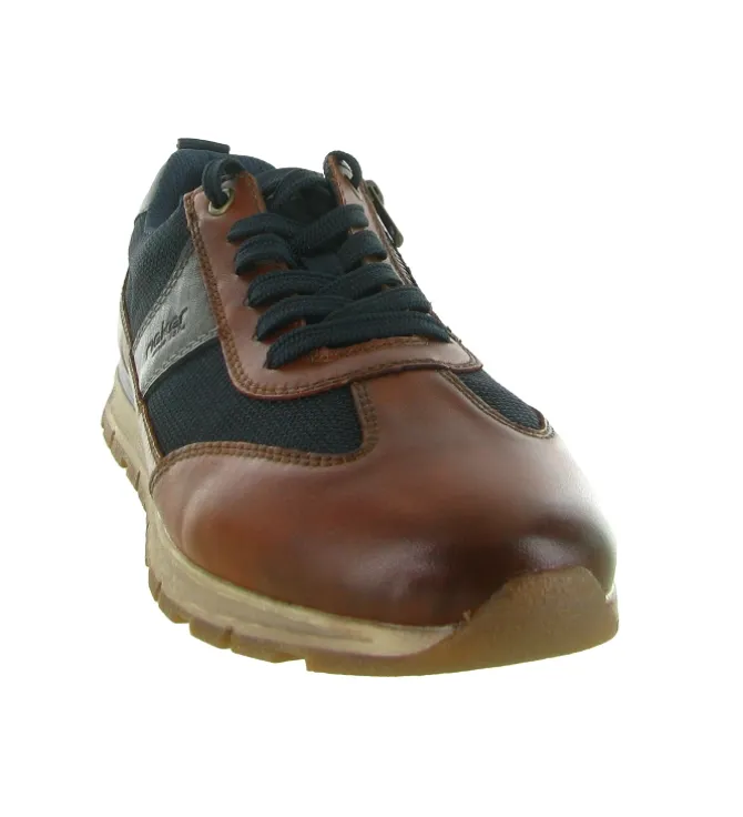 baskets et sneakers - Confort - homme - Cuir - Marron - Rieker