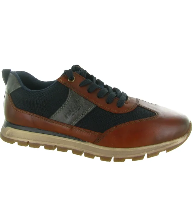 baskets et sneakers - Confort - homme - Cuir - Marron - Rieker