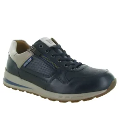 baskets et sneakers - Confort - homme - Cuir - Bleu Marine - Mephisto