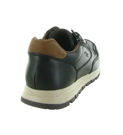 baskets et sneakers - Confort - homme - Cuir - Noir - Rieker