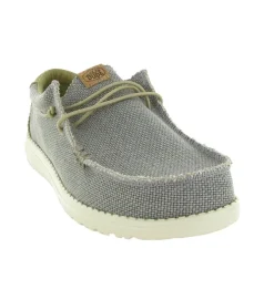 baskets et sneakers - Confort - homme - Toile - Gris - Hey dude