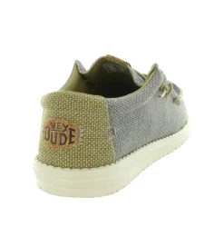 baskets et sneakers - Confort - homme - Toile - Gris - Hey dude