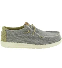 baskets et sneakers - Confort - homme - Toile - Gris - Hey dude