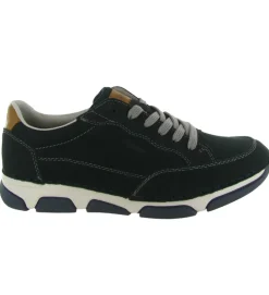 baskets et sneakers - Confort - homme - Cuir - Bleu Marine - Rieker