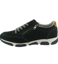 baskets et sneakers - Confort - homme - Cuir - Bleu Marine - Rieker