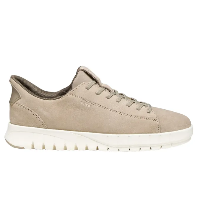 baskets et sneakers - Confort - homme - Nubuck - Beige - Geox