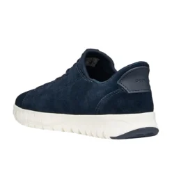 baskets et sneakers - Confort - homme - Nubuck - Bleu Marine - Geox