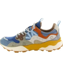 baskets et sneakers - Confort - homme - Nubuck - Bleu Marine - Flower mountain
