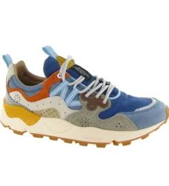 baskets et sneakers - Confort - homme - Nubuck - Bleu Marine - Flower mountain
