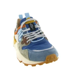 baskets et sneakers - Confort - homme - Nubuck - Bleu Marine - Flower mountain