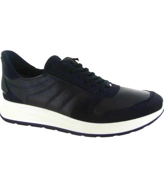 baskets et sneakers - Confort - homme - Cuir - Bleu - Ara