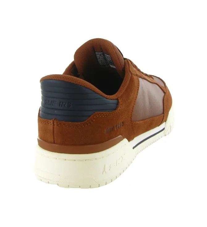 baskets et sneakers - Confort - homme - Cuir - Marron - Skechers footwear