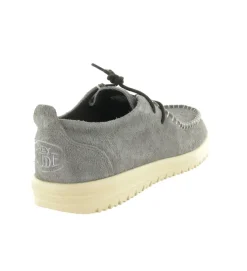 baskets et sneakers - Confort - homme - Toile - Gris - Hey dude