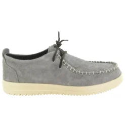 baskets et sneakers - Confort - homme - Toile - Gris - Hey dude