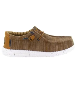 baskets et sneakers - Confort - homme - Textile - Marron - Hey dude