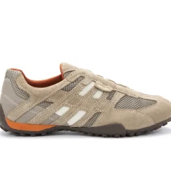 baskets et sneakers - Confort - homme - Cuir - Beige - Geox