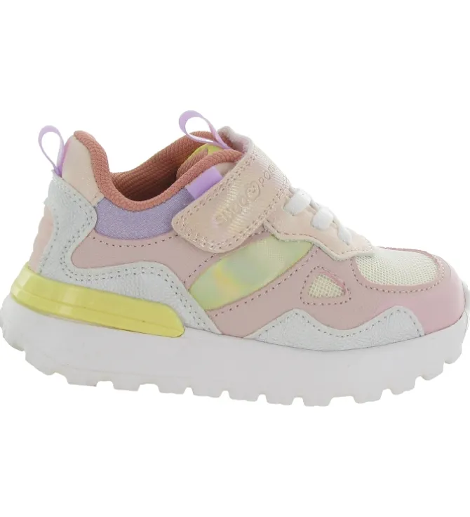 baskets et sneakers - - junior fille - Synthétique - Rose - Shoo pom