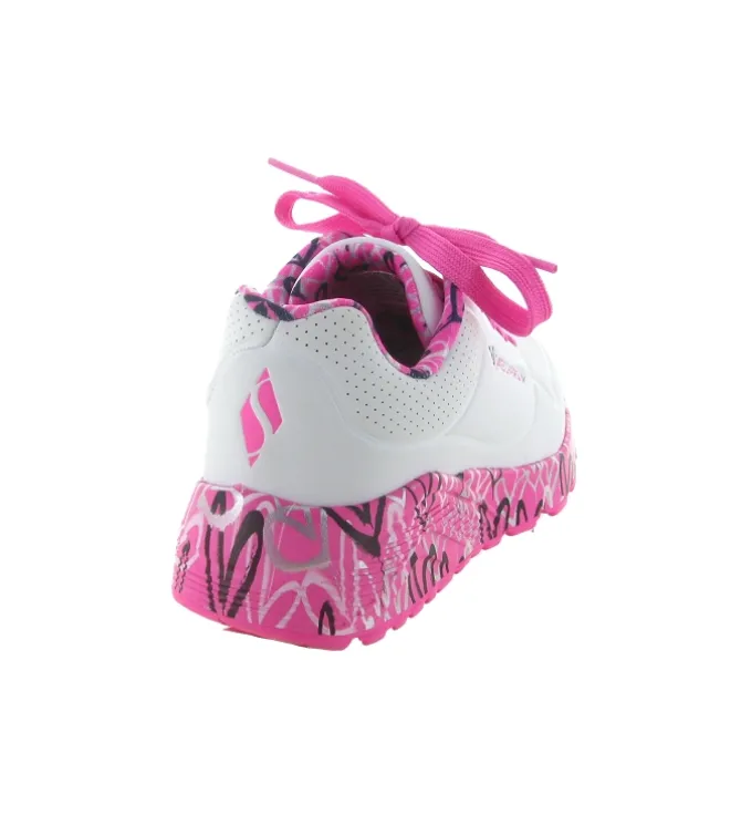 baskets et sneakers - - junior fille - Synthétique - Blanc - Skechers footwear