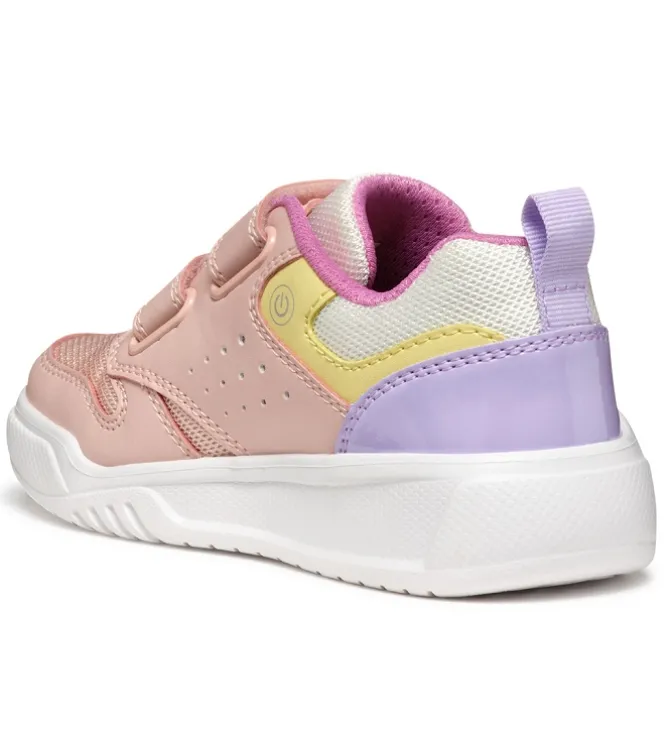 baskets et sneakers - - junior fille - Synthétique - Rose - Geox