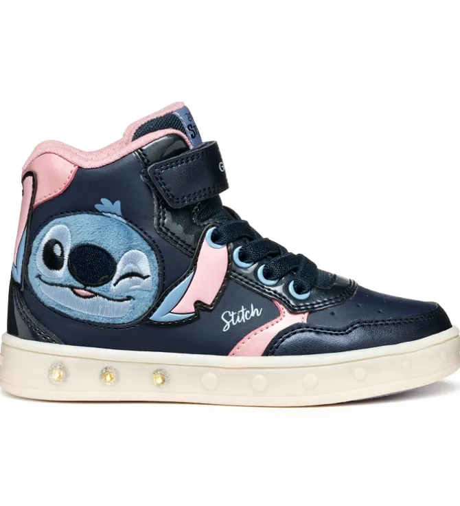 baskets et sneakers - - junior fille - Synthétique - Bleu - Geox