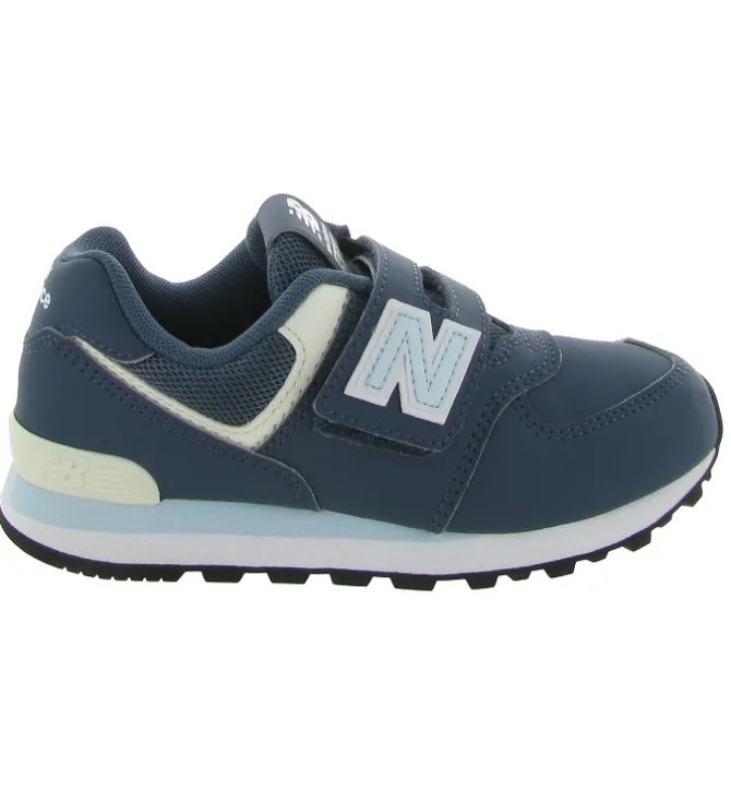 baskets et sneakers - - junior fille - Cuir - Bleu Marine - New balance