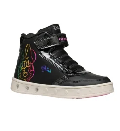 baskets et sneakers - - junior fille - Synthétique - Noir - Geox