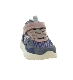baskets et sneakers - - junior fille - Toile - Rose - Shoo pom
