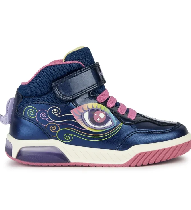 baskets et sneakers - - junior fille - Synthétique - Bleu - Geox
