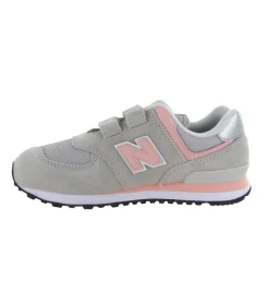 baskets et sneakers - - junior fille - Nubuck - Gris - New balance