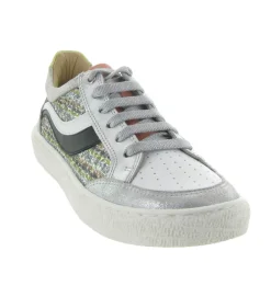 baskets et sneakers - - junior fille - Cuir - Argent - Adolie