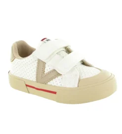 baskets et sneakers - - junior garcon - Cuir - Beige - Victoria