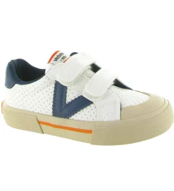 baskets et sneakers - - junior garcon - Cuir - Bleu Marine - Victoria