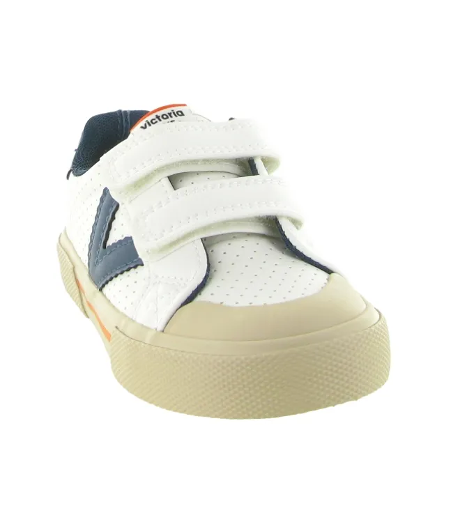 baskets et sneakers - - junior garcon - Cuir - Bleu Marine - Victoria