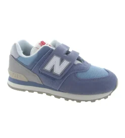 baskets et sneakers - - junior garcon - Nubuck - Bleu - New balance