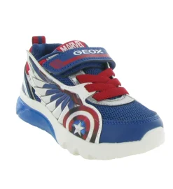 baskets et sneakers - - junior garcon - Synthétique - Bleu - Geox
