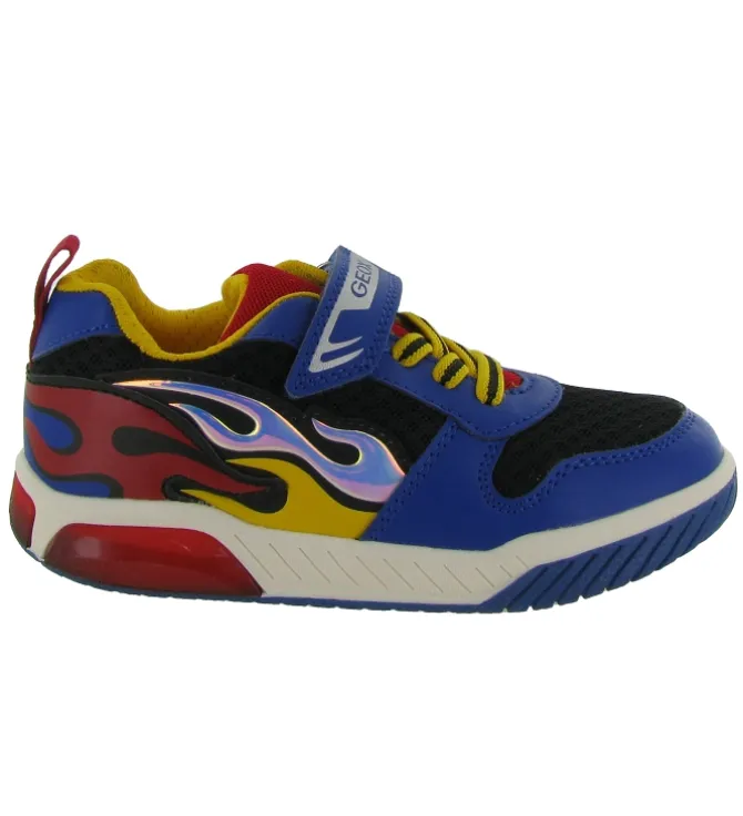 baskets et sneakers - - junior garcon - Synthétique - Bleu - Geox