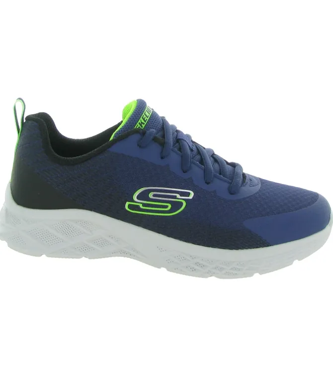 baskets et sneakers - - junior garcon - Synthétique - Bleu Marine - Skechers footwear