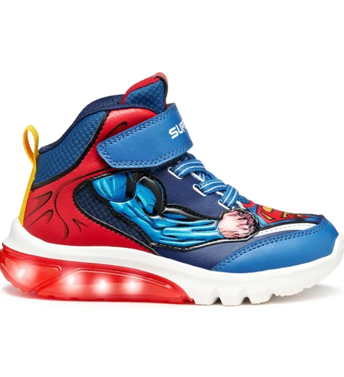 baskets et sneakers - - junior garcon - Synthétique - Bleu - Geox