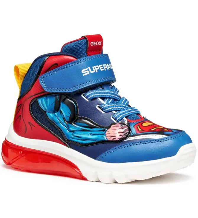 baskets et sneakers - - junior garcon - Synthétique - Bleu - Geox