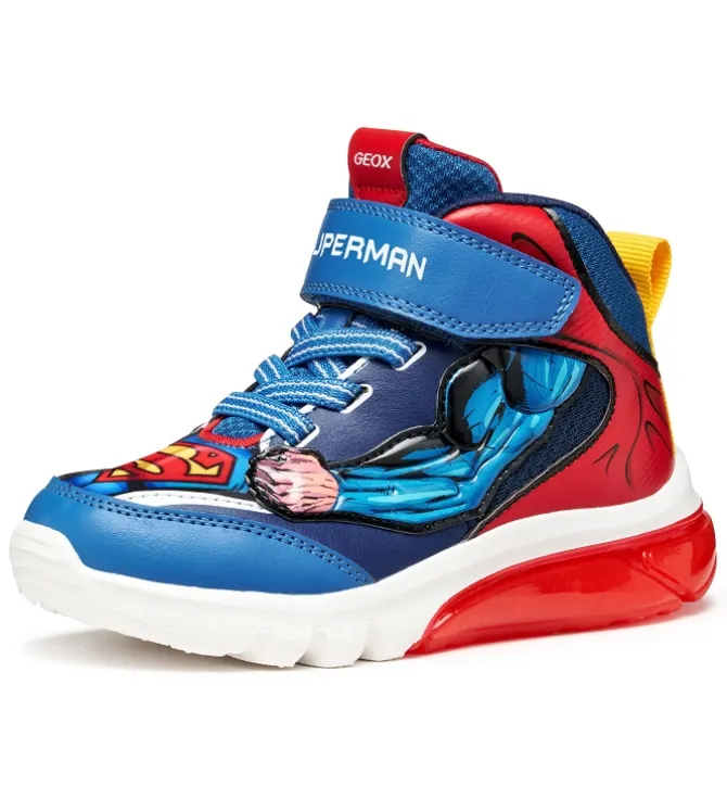baskets et sneakers - - junior garcon - Synthétique - Bleu - Geox