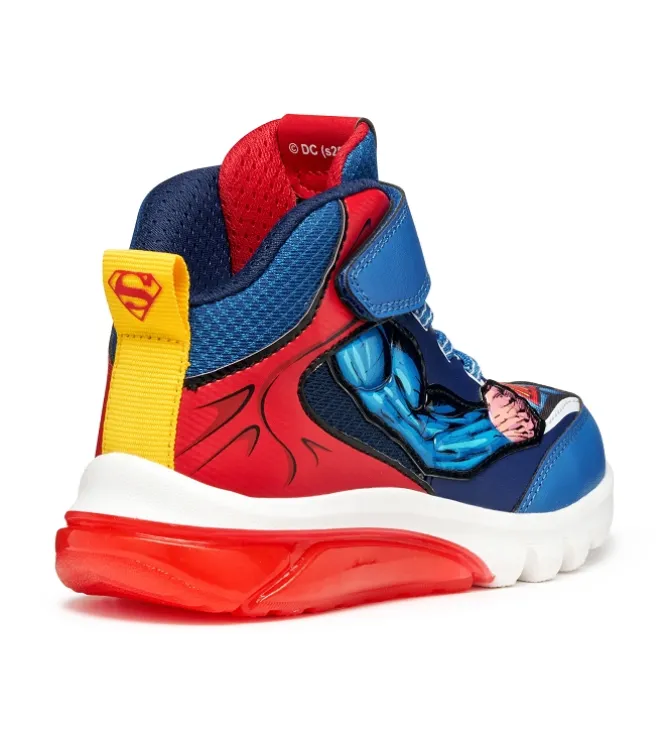 baskets et sneakers - - junior garcon - Synthétique - Bleu - Geox