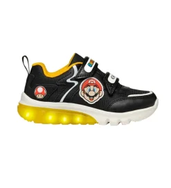 baskets et sneakers - - junior garcon - Synthétique - Jaune - Geox