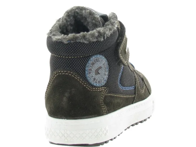 baskets et sneakers - - junior garcon - Cuir - Gris - Primigi