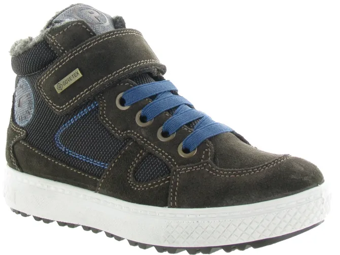 baskets et sneakers - - junior garcon - Cuir - Gris - Primigi